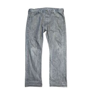 Levi’s 501 Button Fly Marbled Gray Men’s Jeans size 38/30